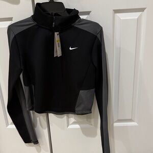 Nike Black and Gray Women's Jacket